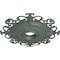 Ekena Millwork Orleans Medallion (Canopies up to 8 1/4"), 38 3/8"OD x 6 5/8"ID x 2 7/8"P, Cloud Burst Crackle CM38OLCBC - alternate 2